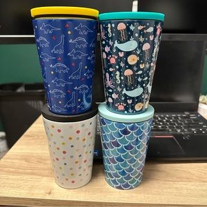 4 Simple Modern 12oz Kids Toddler Classic Stainless Steel Cups